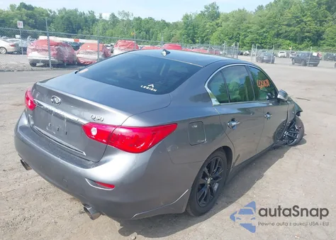 2016 Infiniti Q50 3.0T Premium from USA, damaged, VIN JN1EV7AR5GM343129